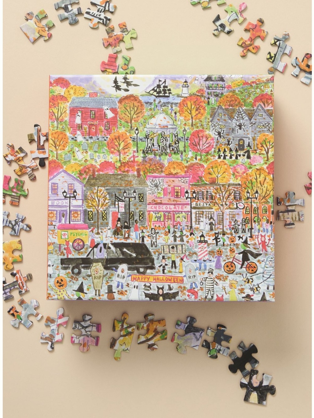 ANTHROPOLOGIE➕HALLOWEEN Michael Storrings Puzzle NWT